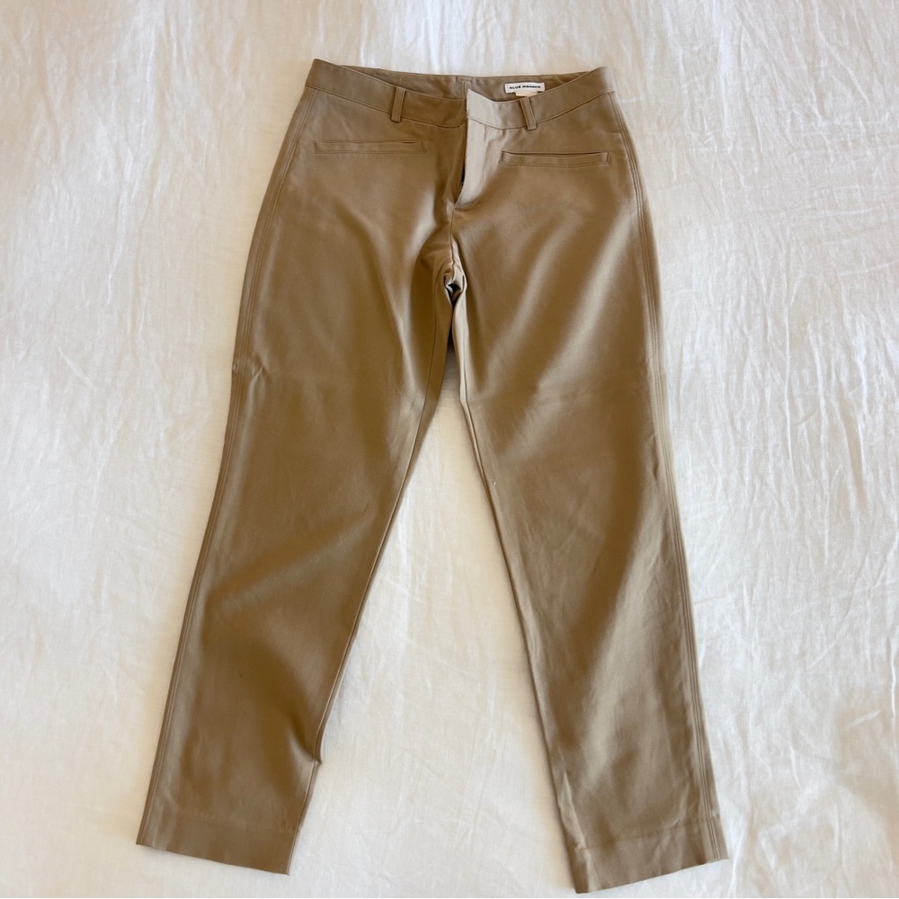 CLUB MONACO Low Rise Skinny Cropped Flat Front Trouser Pant